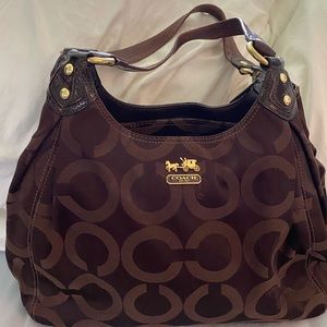 Coach hobo style handbag